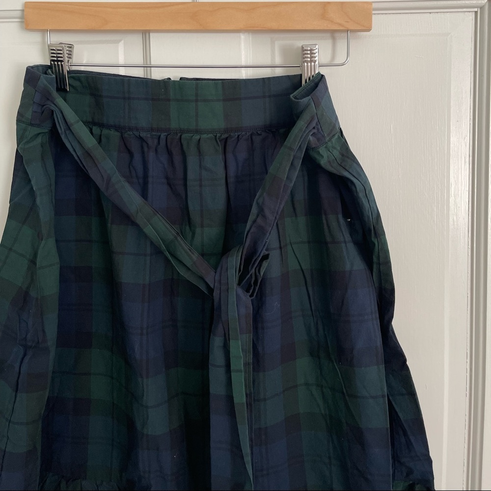 Jcrew Green Tartan Plaid skirt- Christmas Skirt